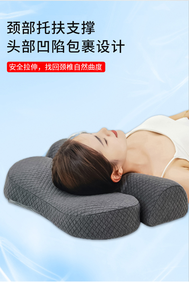 Nackenkissen mit Heizfunktion, Memory-Foam-Nackenstütze, abnehmbar und waschbar