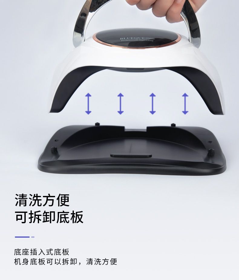 UV/LED nail lamp, 180W, 60 LED diodes, professional nail dryer