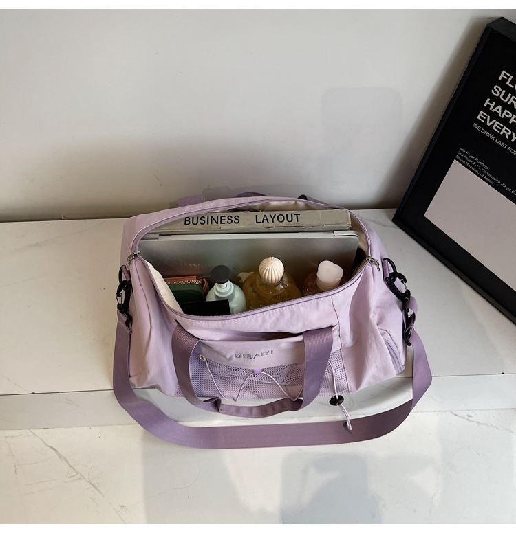 Dry-wet separation sports bag, yoga and travel, large capacity