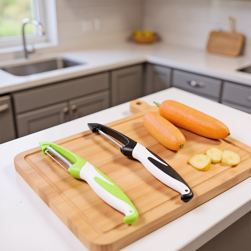 Penguin-shaped vegetable and fruit peeler multifunctional