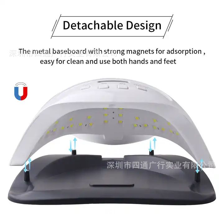 150W LED Akıllı UV Tırnak Sanatı Ayak Tırnağı Spa Lambası Jel Oje Işık Salon Tırnak Kurutma Makinesi.