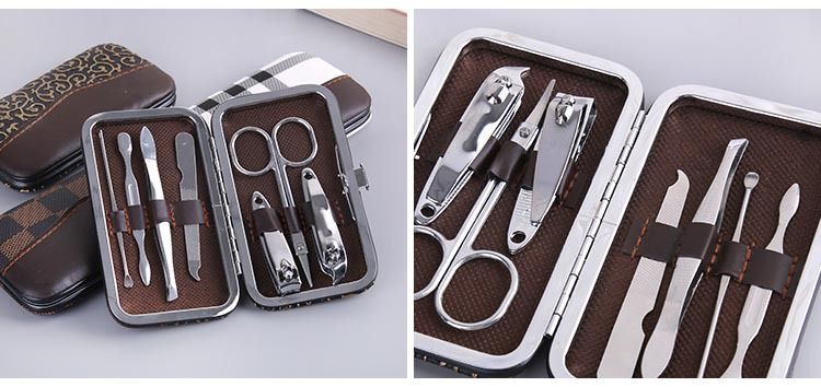 7 parçalı manikür set, tırnak makası, pedikür aletleri