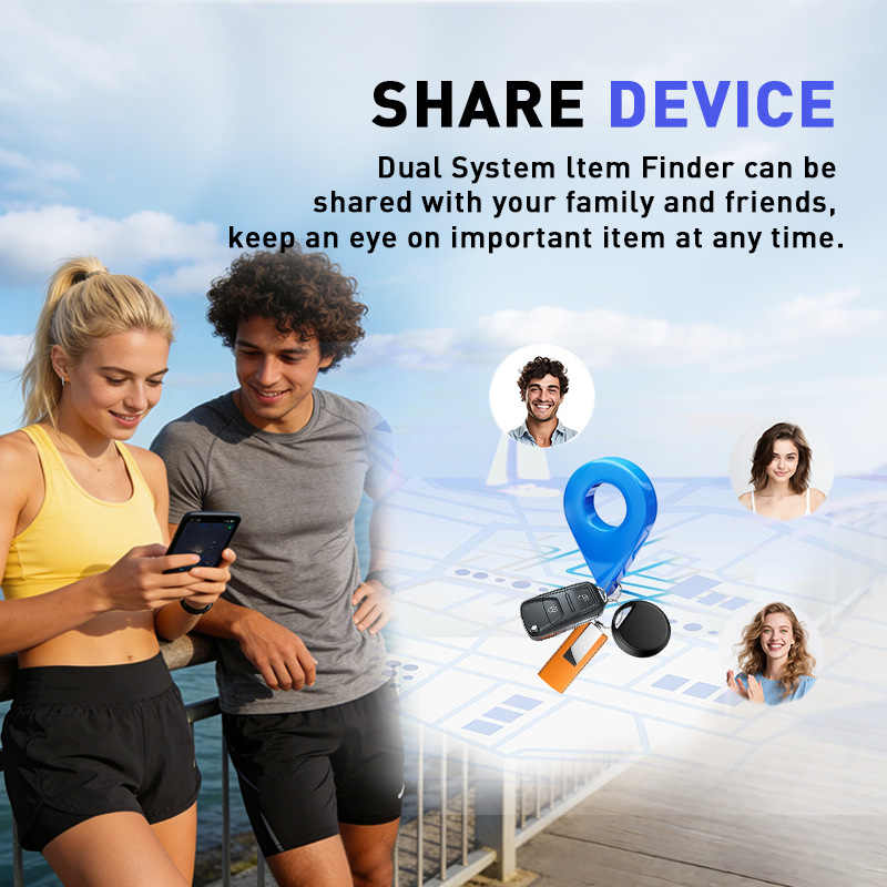 iOS Android Dual-System GPS Tracker with MFI Google Certification