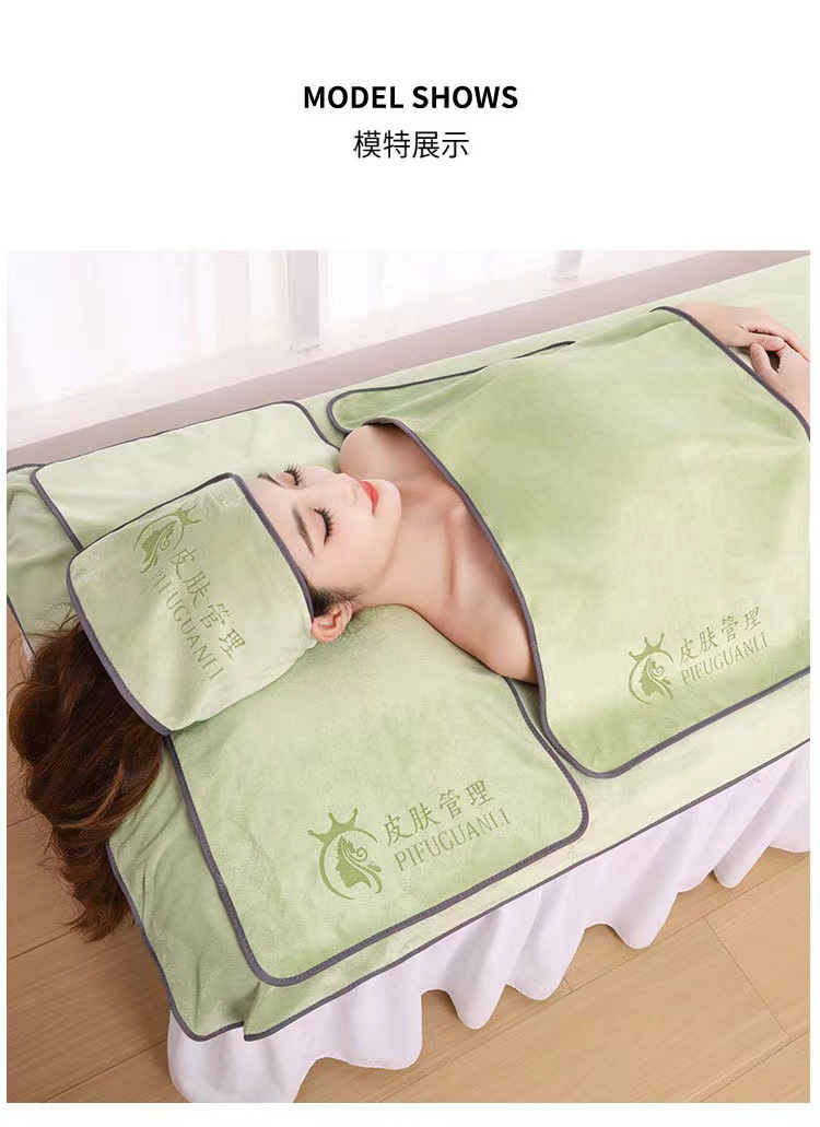 Bath towel set 3-piece, 300g cotton, non-shedding