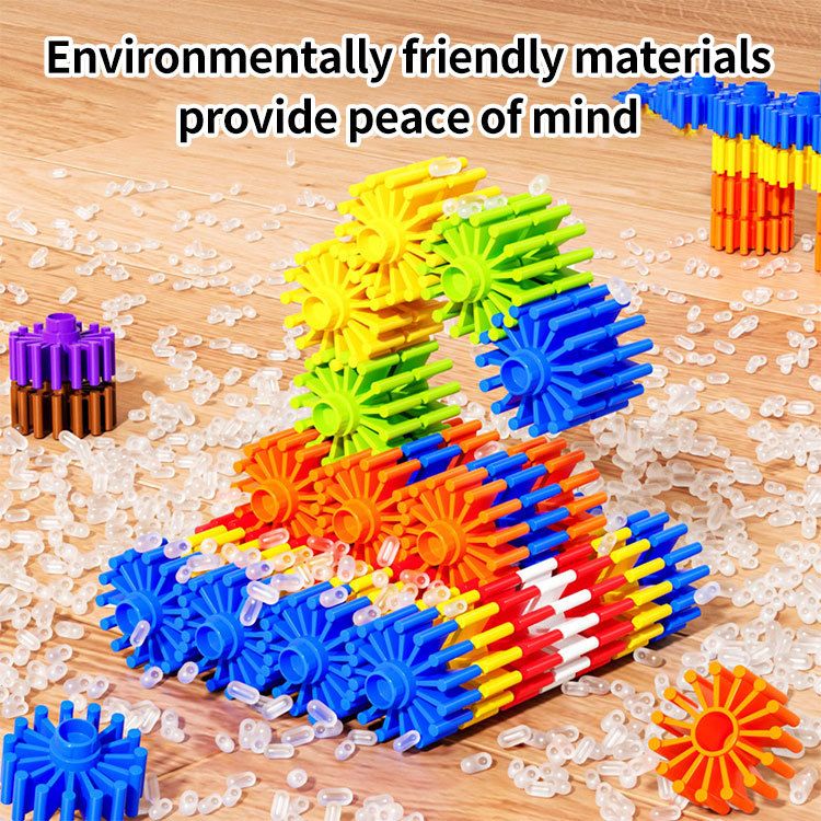 Gear building blocks toy 3-6 years, assembly, educational