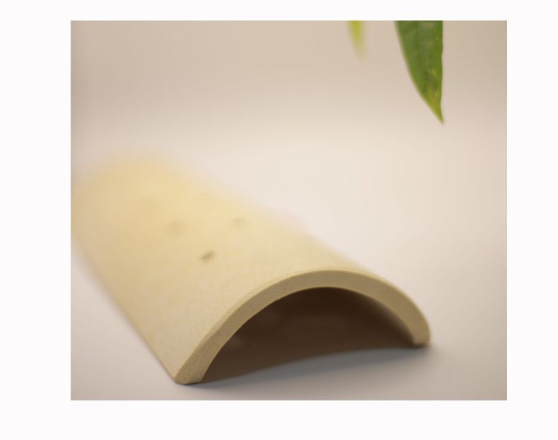 Bambu servikal yastığı, U şeklinde sert boyun desteği yastığı