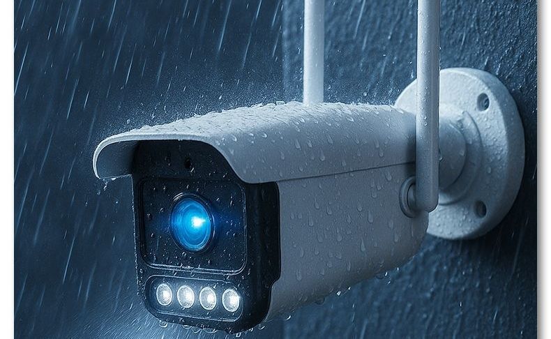 Kablosuz gözetleme kamerası WiFi, HD, telefon uzaktan, su geçirmez