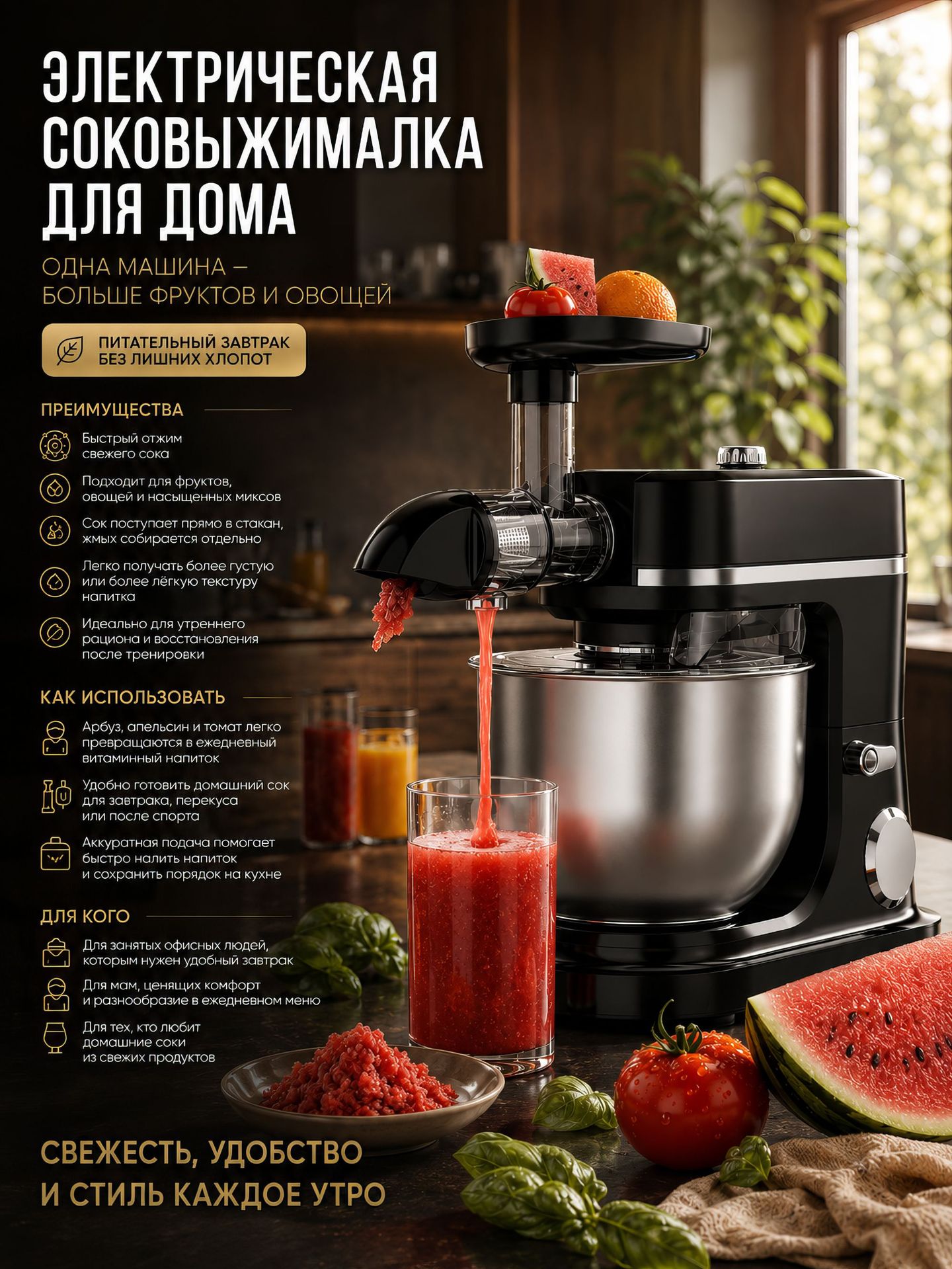 Multifunctional kitchen machine dough mixer blender grinder