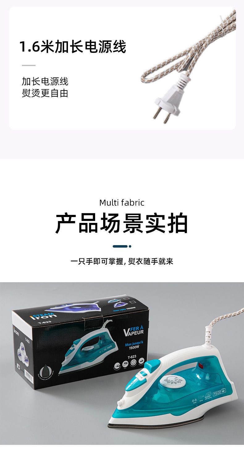 Mini portable steam iron handheld