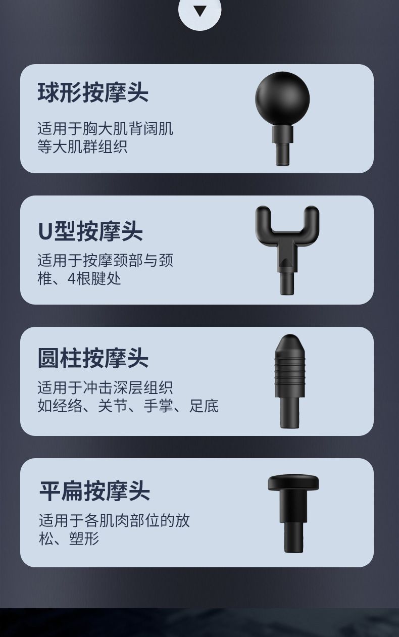 新品筋膜枪家用迷你USB按摩 热敷肌肉放松按摩器颈膜枪