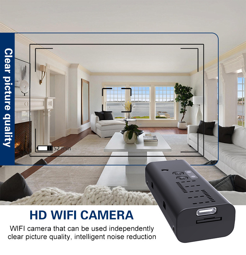 Security camera WiFi, WK13, night vision, smart home