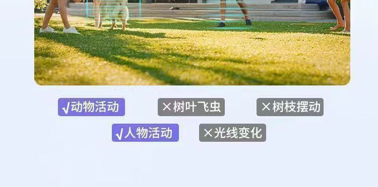 Solar surveillance camera 360°, smartphone remote, full-color night vision