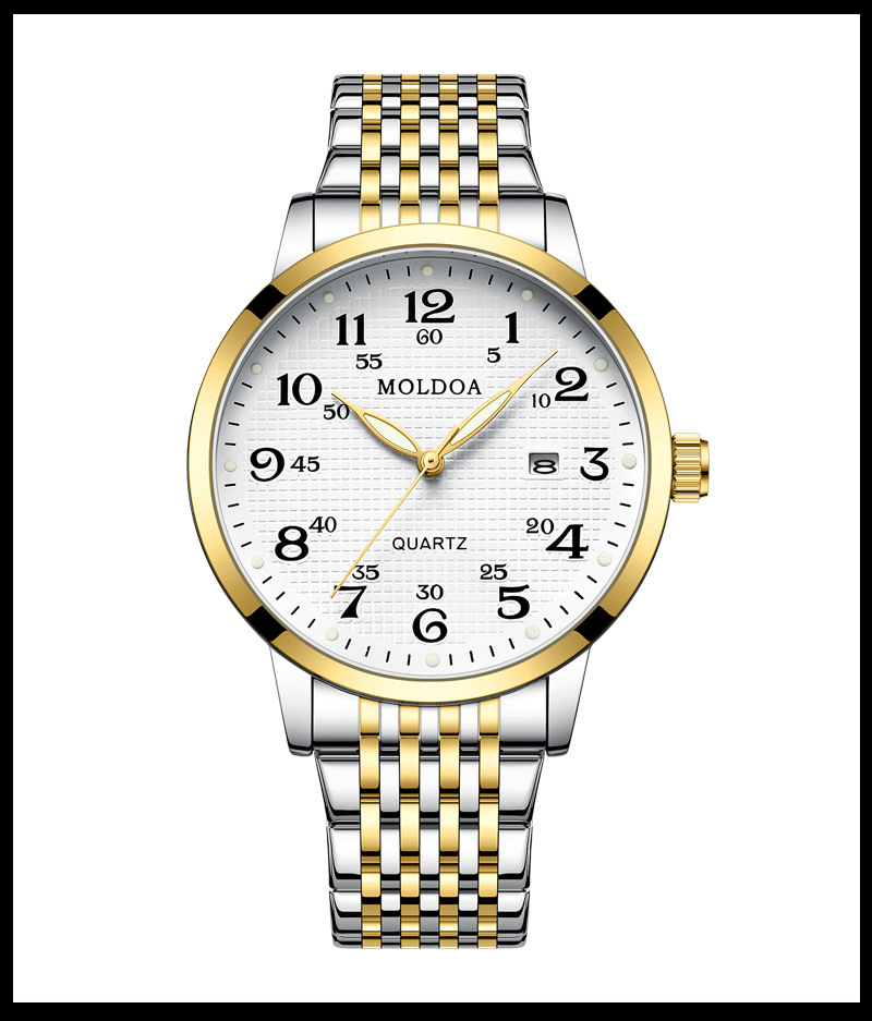 Men's hollow watch, mechanical design, luminous, waterproof