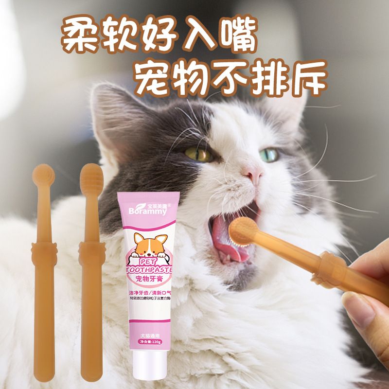 Chios pet finger toothbrush, tartar removal