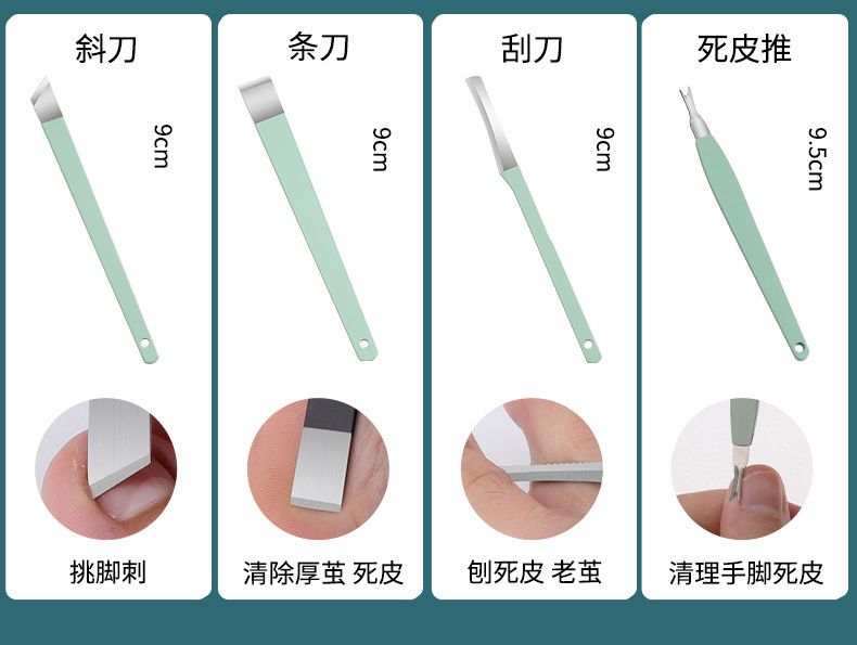 Nail clipper set, pedicure care tools