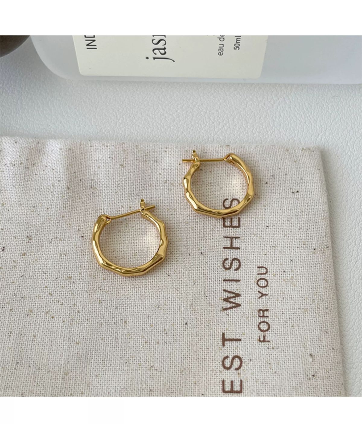 925 Gümüş Kulak Halkası, Düz İğne, Minimalist Tasarım