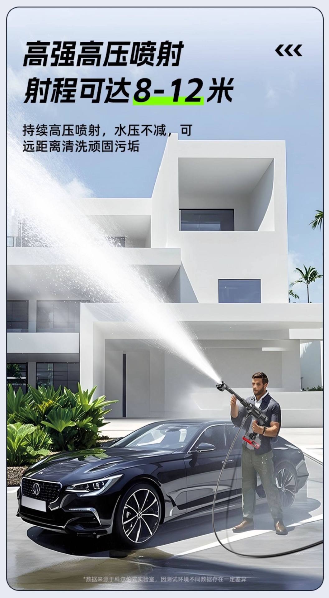 杰诺无线洗车机高压水枪家用强力新型增压充电式清洗神器锂电池