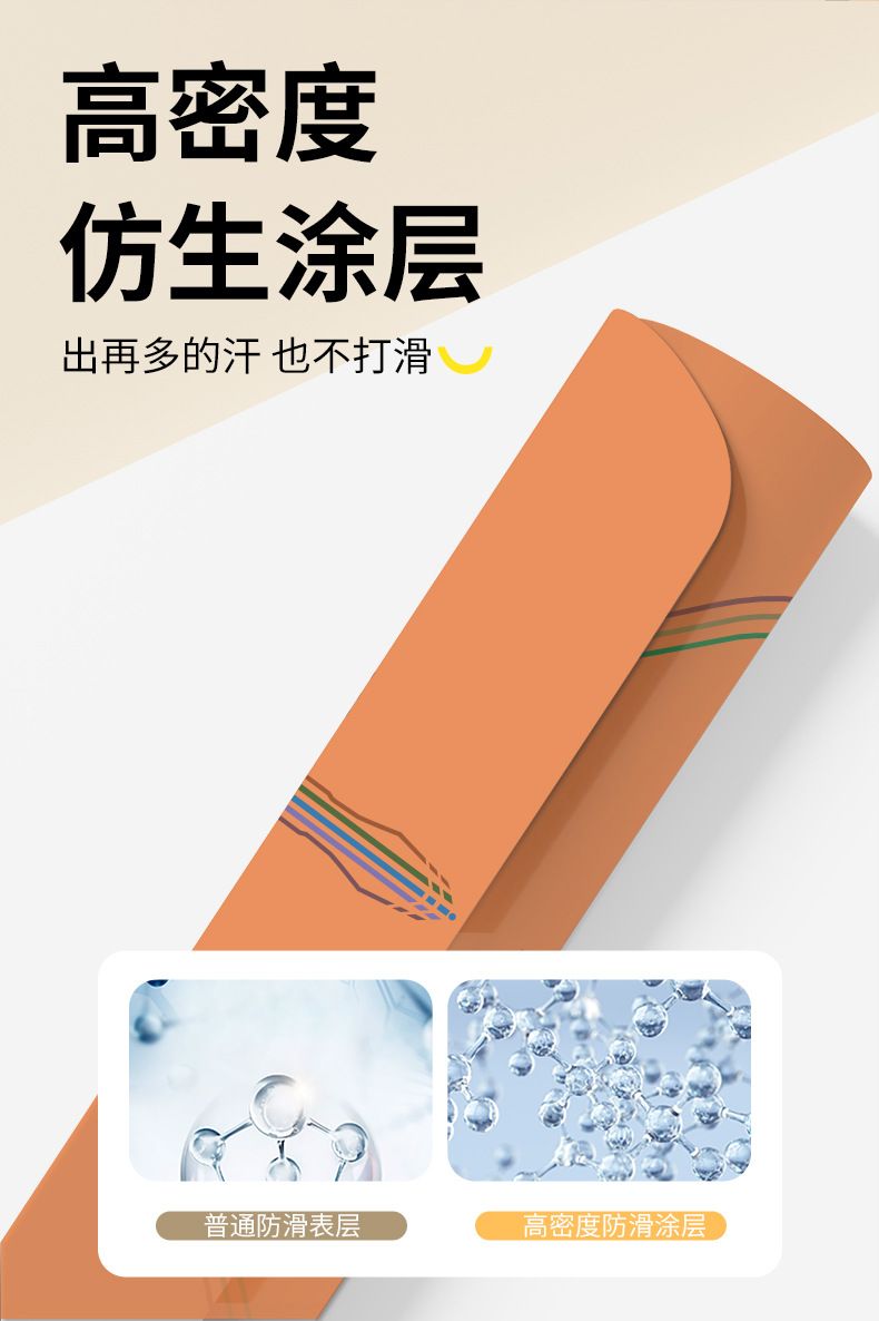 SanFan PU Yogamatte rutschfest Stoßdämpfung Tanzmatte
