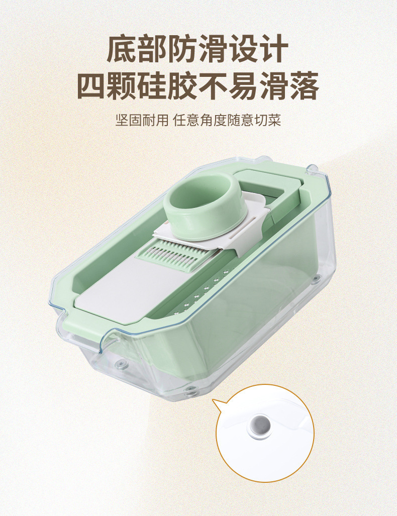 Stainless steel vegetable slicer and shredder, potato cutter