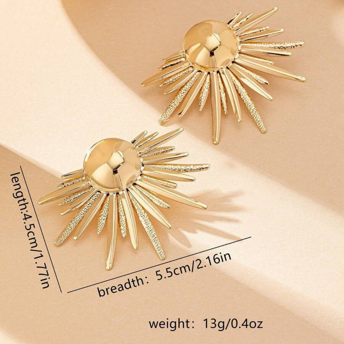 Vintage yaprak küpe, minimal tasarım, kadın aksesuarı