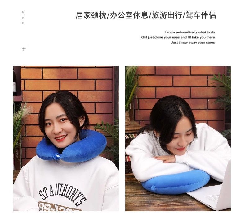 U-shaped neck pillow travel portable
