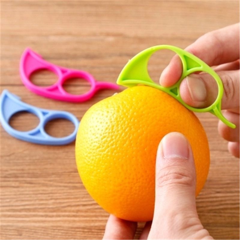 Orange peeler ring design plastic peeling tool