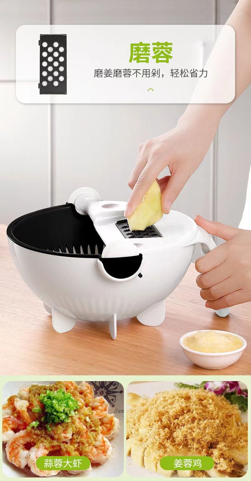 Çok amaçlı sebze kesme seti patates rendesi