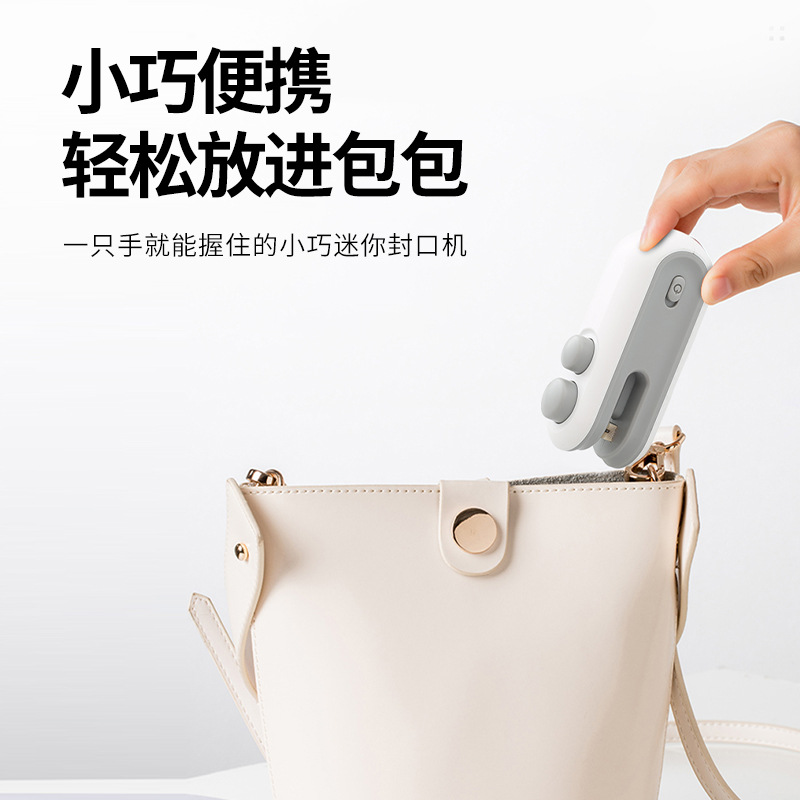 Mini plastic bag sealing machine, hand pressure