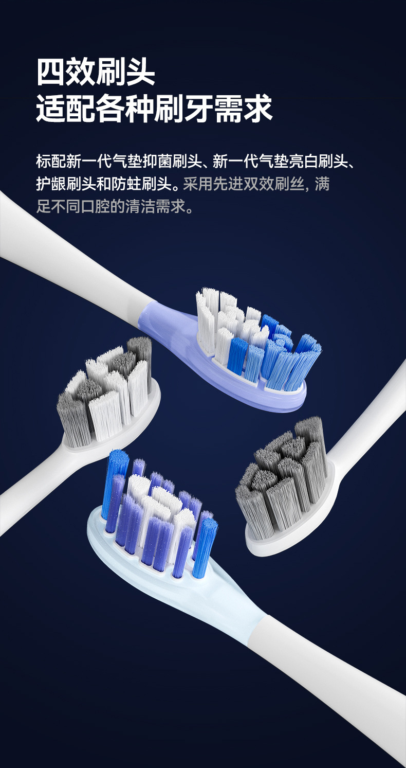 Sonic electric toothbrush, fully automatic, waterproof, whitening mode