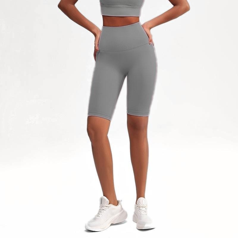 Beş Çeyrek Yoga Pantolon Kadın, Yüksek Bel, Fitness