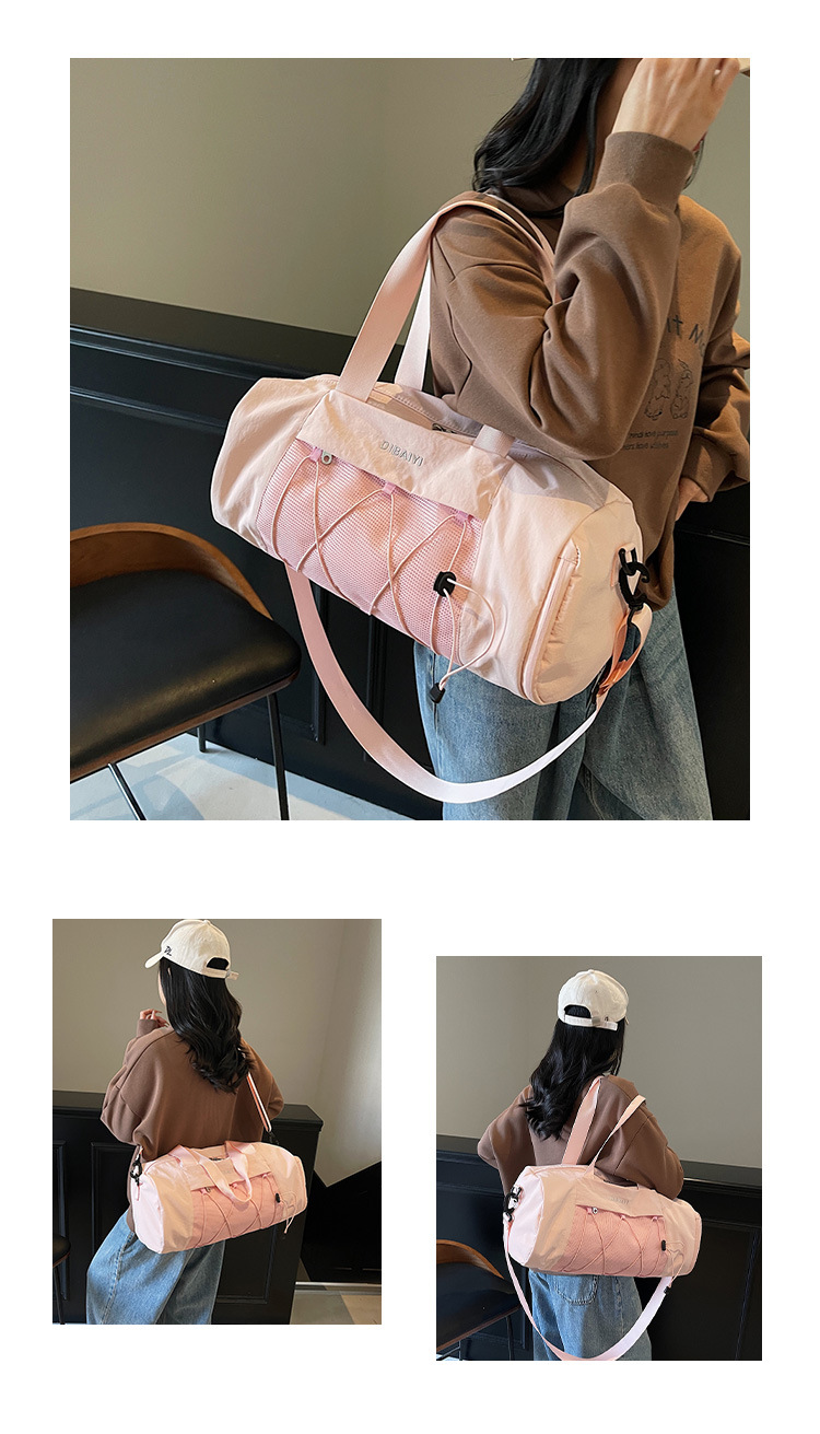 Dry-wet separation sports bag, yoga and travel, large capacity