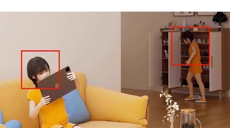 Ev kullanımı için güvenlik kamerası, iç mekan, 360 derece kör nokta olmayan, WiFi akıllı yüksek çözünürlüklü kamera, akıllı güvenlik.