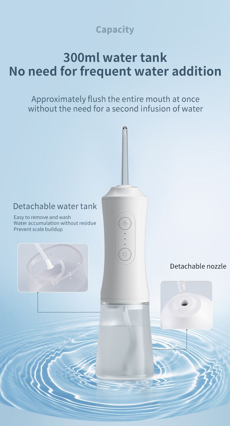 Elektrischer Mundspüler, tragbar, großes Wassertank