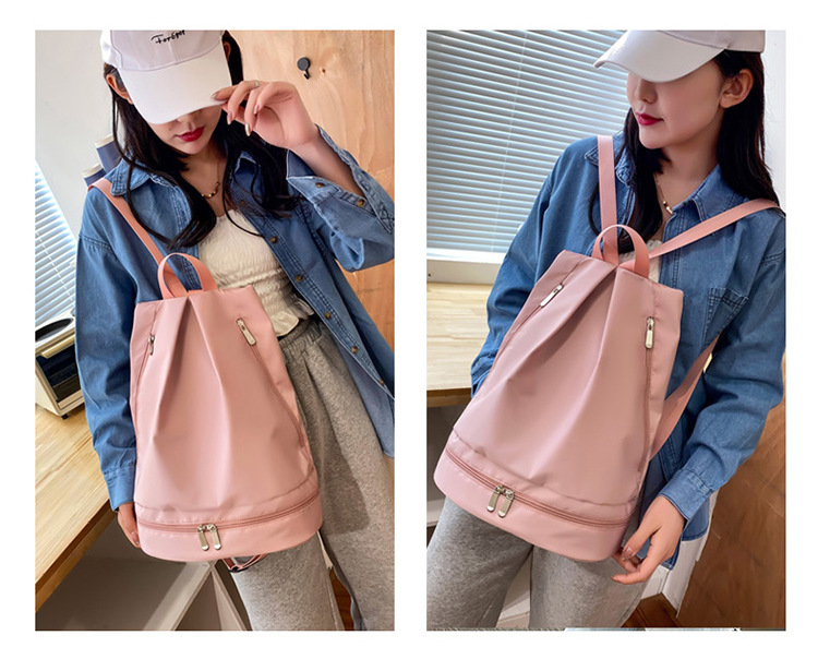 Fitness-Rucksack mit Schuhfach, Oxford-Gewebe