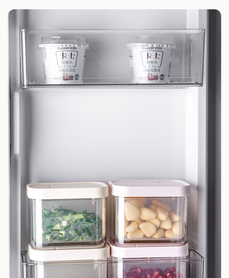 Refrigerator Storage Box Food Grade Drainable Fresh-keeping