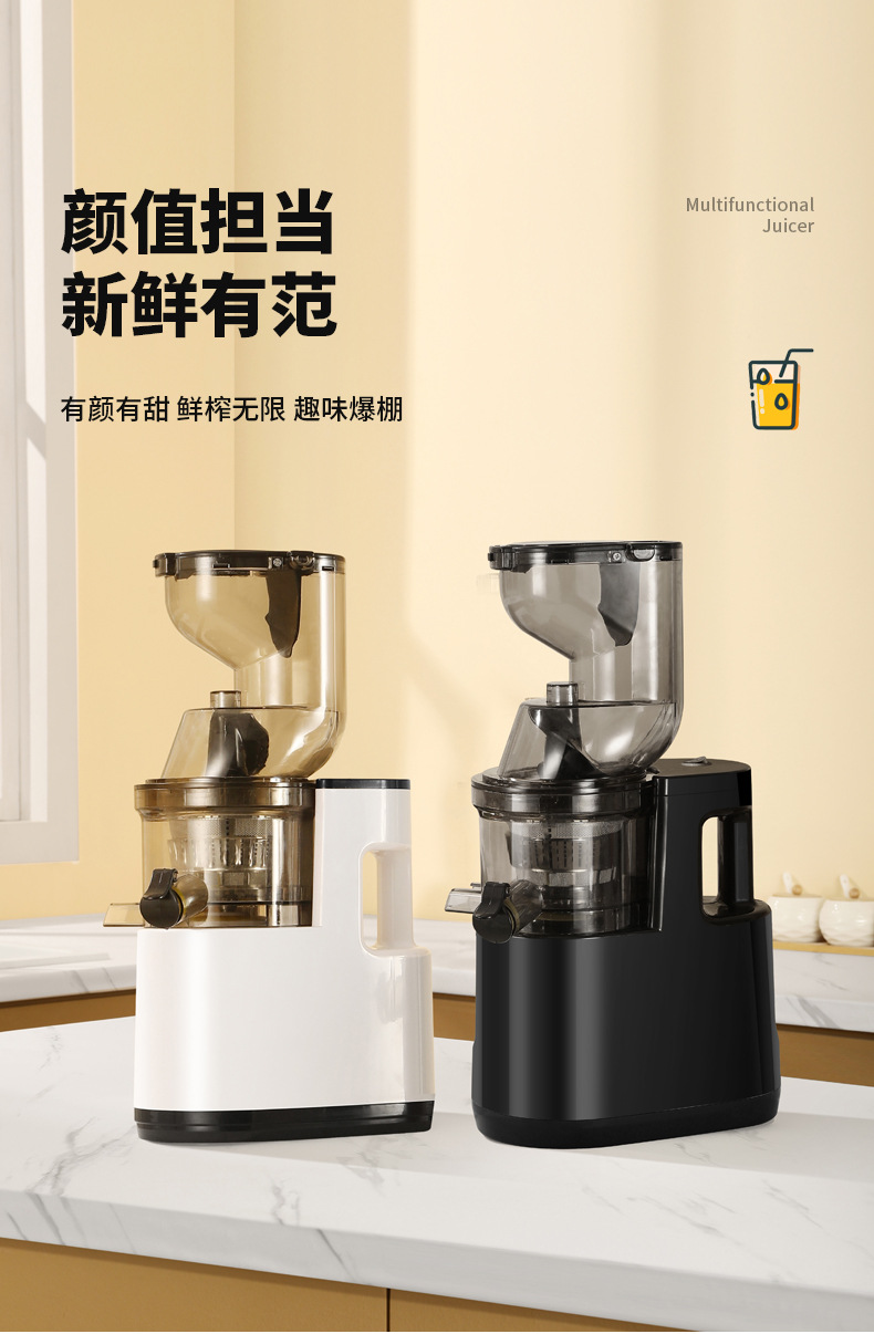 Fully automatic fruit and vegetable juicer with soy milk function