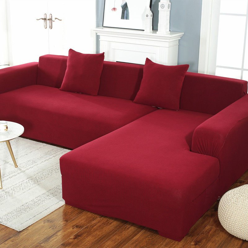 Corn Velvet Sofa Cover Thick Elastic Non-Slip