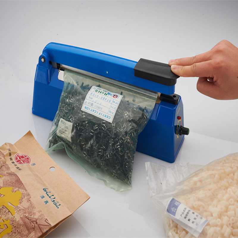 Hand-press plastic bag sealing machine