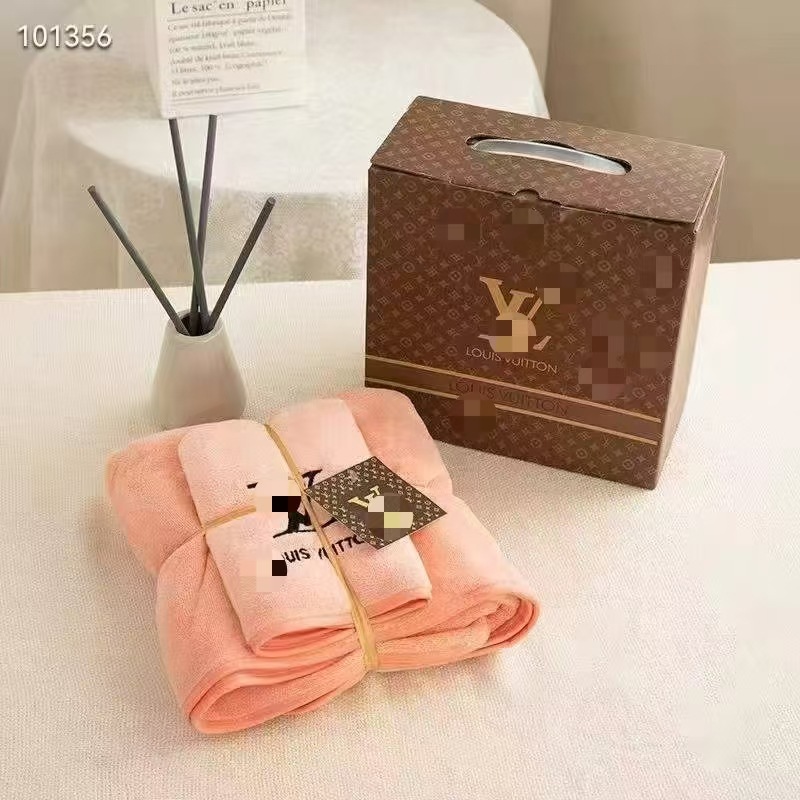 Double-Layer Bath Towel Set, 2-Piece