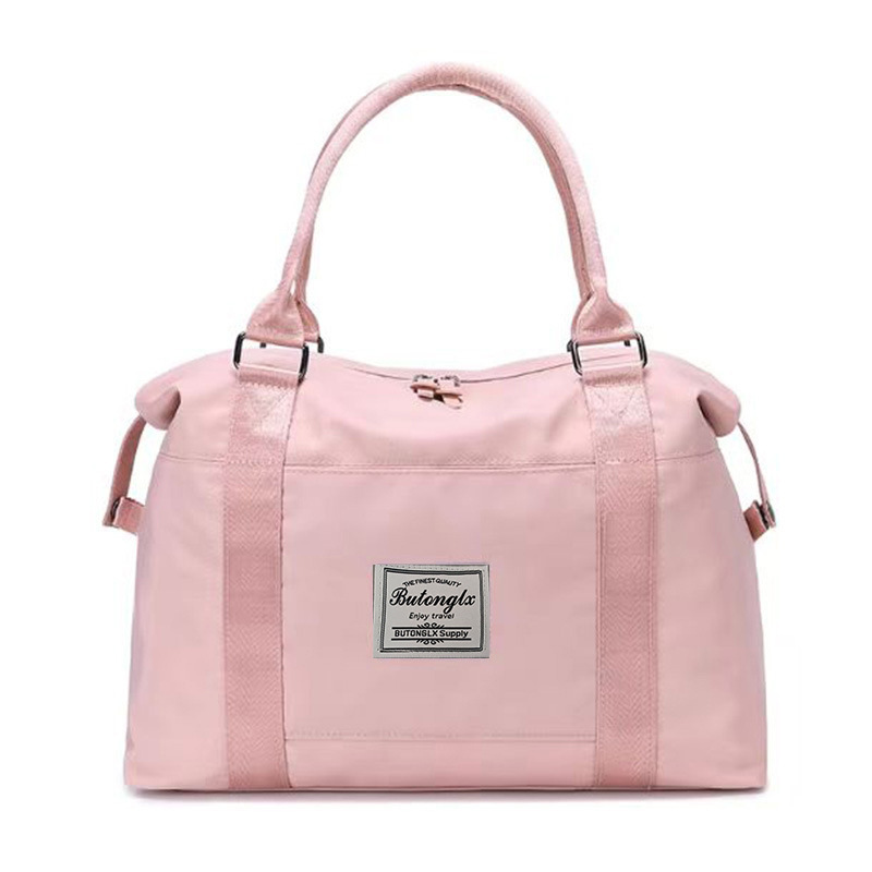 Travel bag with wet and dry compartments, large capacity