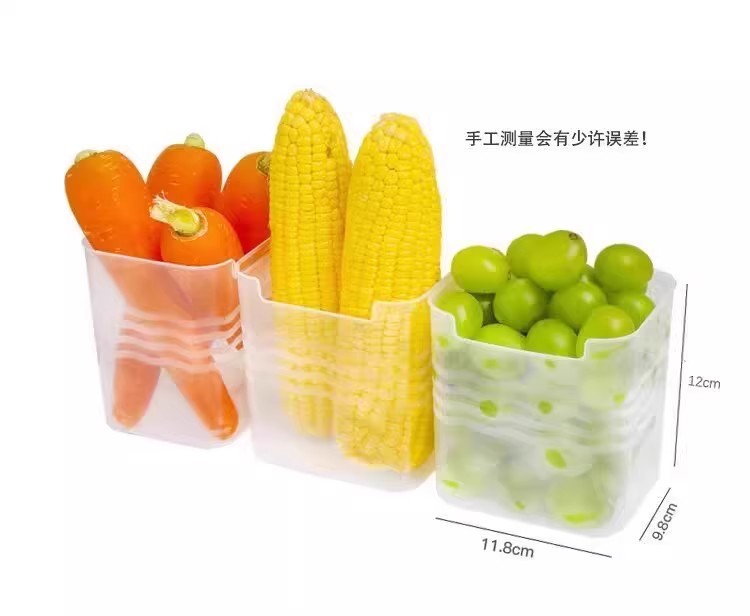 Refrigerator side storage box with wheels durable