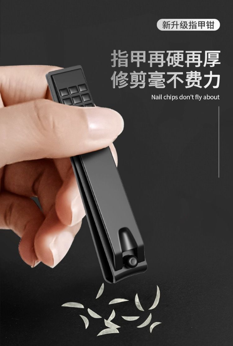 Large nail clippers set straight and diagonal edge