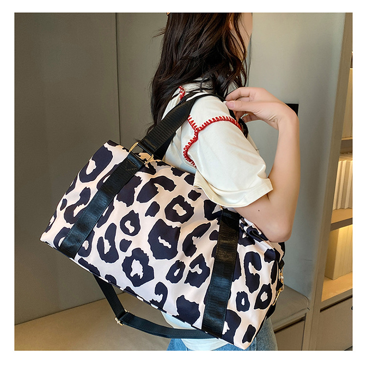 Travel Bag, Large Capacity Cow Print, Carry-on