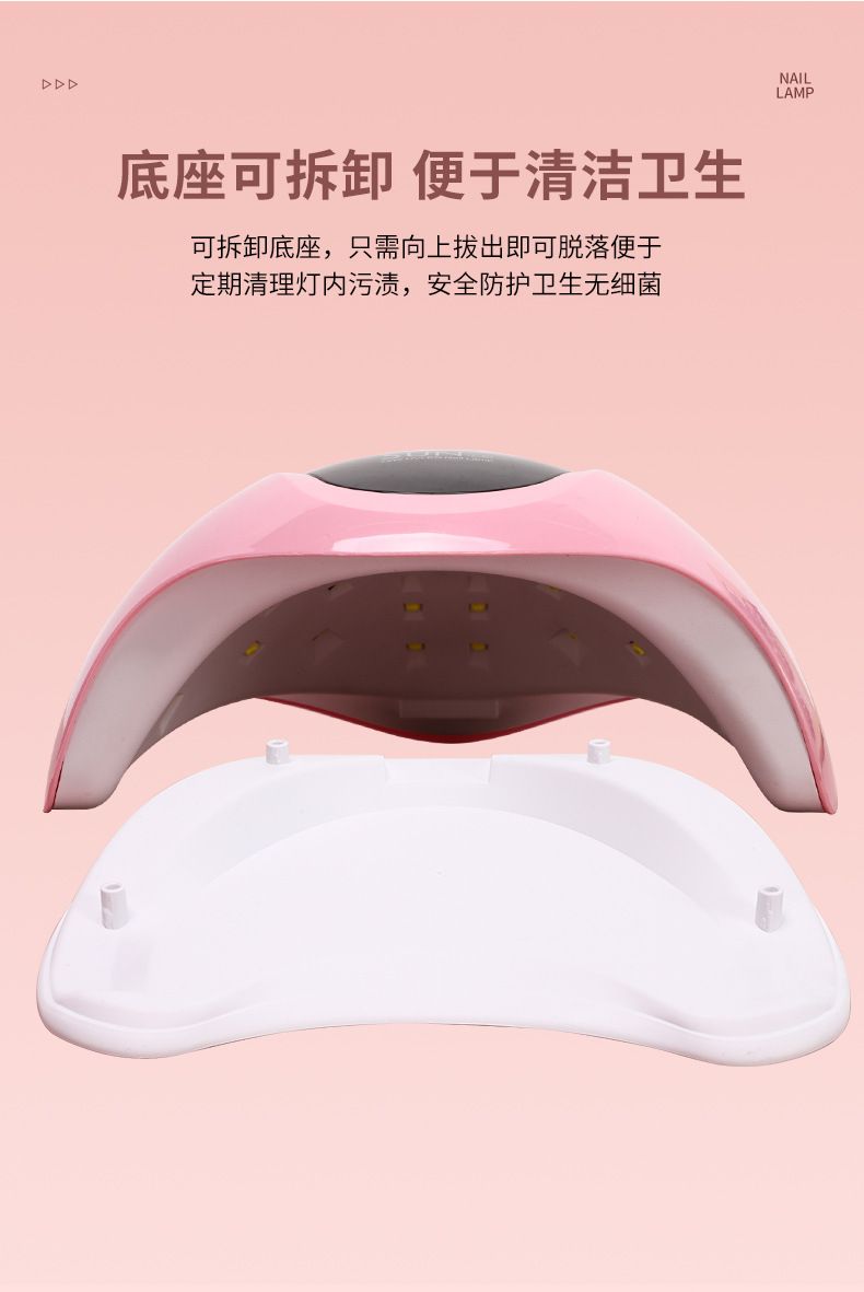 Portable LED nail dryer