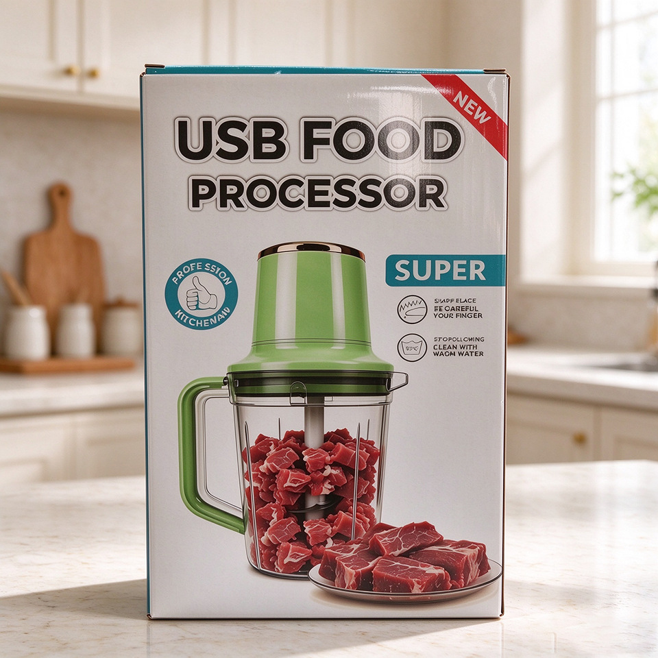 USB Küchenmaschine, kabelloses Gerät mit Entsafter und Mixer-Funktionen