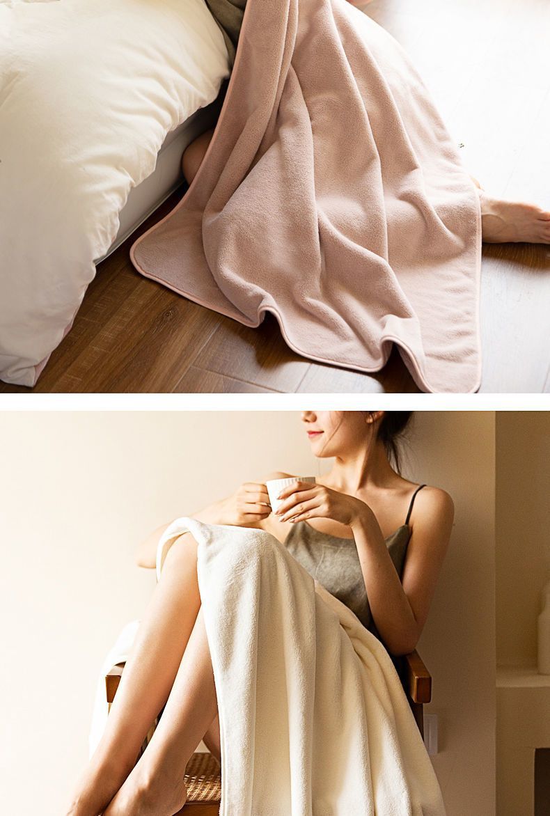 Coral fleece bath towel set, quick-drying and highly absorbent