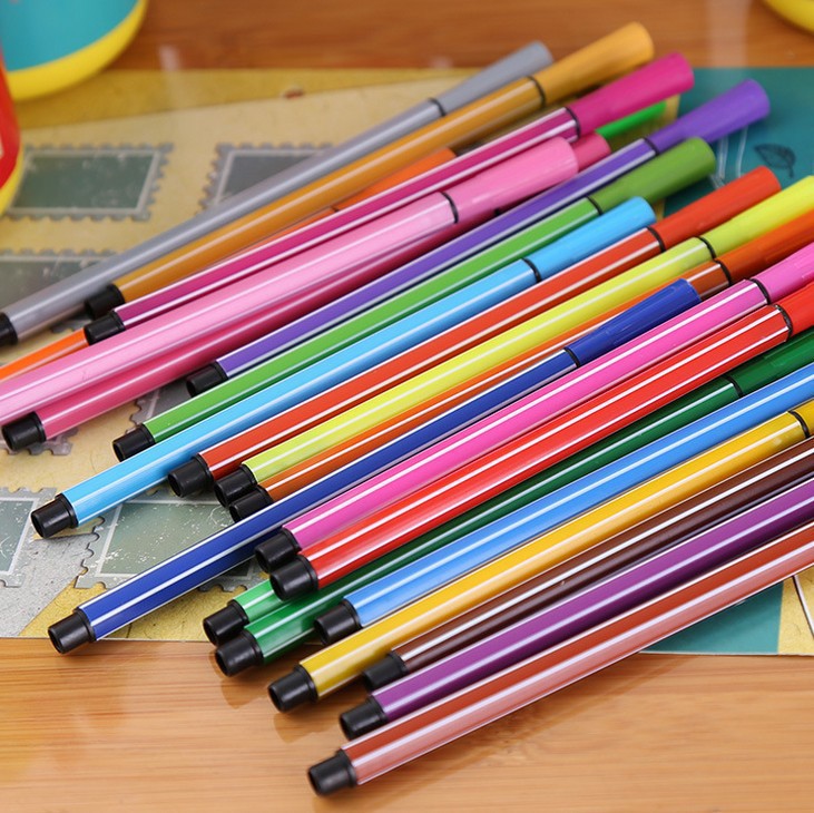 Watercolor pencil set, 24 colors, for kids and students