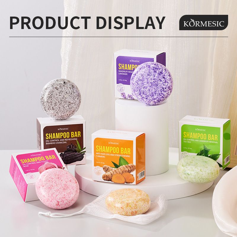 KORMESIC植物洗发皂shampoo soap控油柔顺护理跨境外贸厂家批发