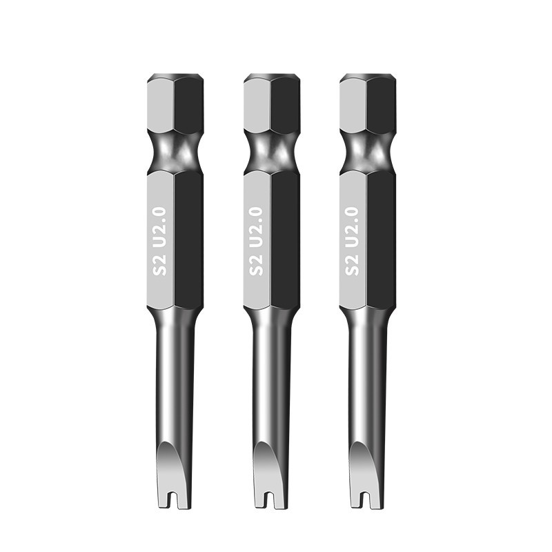 Specialty screwdriver bit set, triangle, Y, U shape, magnetic