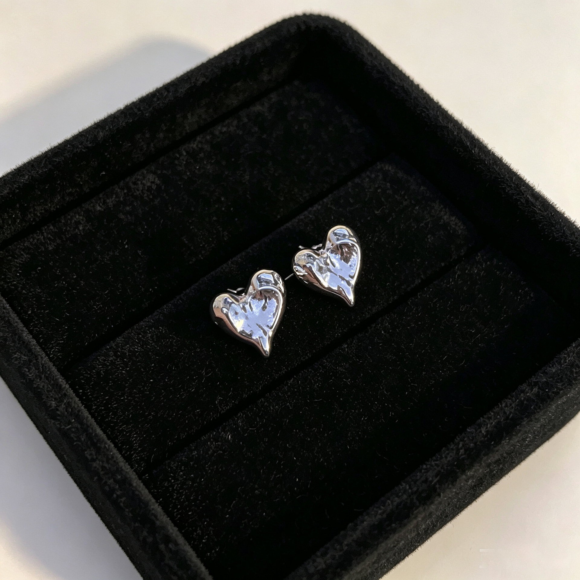 S999 Sterling Silver Zircon Stud Earrings Women